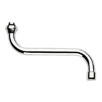 Grohe bec 3/4 forme-S chromé avec brise-jet, pivotable, sailli 200 mm