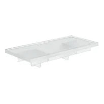 PORTE SAVON GROHE GROHTHERM CUBE blanc chroom Porte-savon Facilement démontable pour le nettoyage