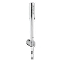 Grohe Euphoria Cosmopolitan douchette à mains stick - chromé - avec support mural et flexible de douche 1500 mm