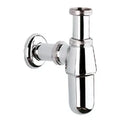 SIPHON POUR LAVABO GROHE 5/4 chromé avec rosace