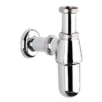 SIPHON POUR LAVABO GROHE 5/4 chromé avec rosace