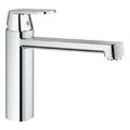 Grohe Eurosmart Cosmopolitan mitigeur cuisine- chromé bec semi-haut - pour boiler écoulement libre