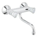 Grohe Costa L mélangeur cuisine modèle mural - chromé - avec bec orientable 200 mm