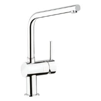 Grohe Minta mitigeur cuisine - chromé - L-bec d'écoulement - débit réglable