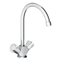 Grohe Costa L mélangeur cuisine - chromé - avec bec orientable - sans porte-chainette