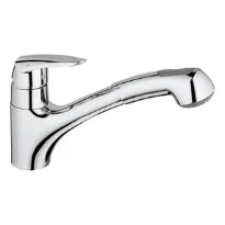 Grohe Eurodisc New mitigeur cuisine - chromé - douchette extractible
