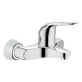 Grohe Euroeco Special Relaunch mitigeur lavabo 1/2 sailli 156mm chromé montage mural - économie d'eau - poignée longue