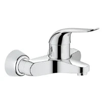 Grohe Euroeco Special Relaunch mitigeur lavabo 1/2 sailli 156mm chromé montage mural - économie d'eau - poignée longue
