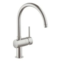 Grohe Minta mitigeur cuisine 1/2 supersteel