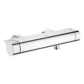 Grohe Grohtherm 2000 New rob. thermostat. douche 1/2 sans tablette chromé montage mural, avec anti-retour Belgaqua