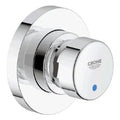 Grohe Euroeco Contropress robinet de douche 1/2 temporisé chromé index rouge/bleu