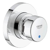 Grohe Euroeco Contropress robinet de douche 1/2 temporisé chromé index rouge/bleu