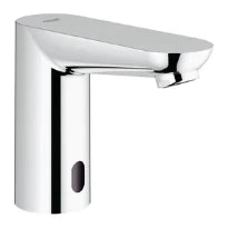 Grohe Euroeco Robinet lavabo éléctronique chromé pile 6V,bouchon de sécurité 60sec, Ecojoy(7,5L/m)