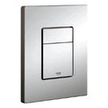 PLAQUE DE COMMANDE GROHE COSMO 15,6 - 19,7 o chromé montage hor.ou vert. pour wc murale avec rincage 3 ou 6/9l pneumatique