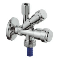 ROBINET D'ARRET HOEK GROHE 1/2 chromé .