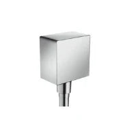 Hansgrohe FixFit Square coude de raccordement mural 1/2 - chromé