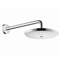 Hansgrohe Select S 240 douche de tête 24CM montage mural blanc/chromé écosmart,bras de douche 39cm, 2 jetss