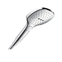 Hansgrohe Select E 120 douchette écosmart chromé Quickclean, 3 jets avec bouton Select, max 9L/min