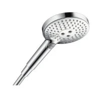 Hansgrohe Select S 120 douchette à main chromé Quickclean, 3 jets avec bouton Select