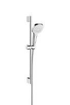 Hansgrohe Croma E 110 Vario ecoSmart set de douche 650 mm - blanc/chromé