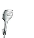 Hansgrohe Raindance S. E 120 douchette à main 120 MM carré chromé 3 jets, support mural et flexible 160cm
