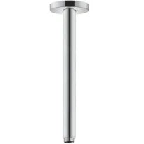 Hansgrohe bras de douche 27MM montage au plafond chromé sailli 300mm - rosace ronde 80mm