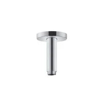 Hansgrohe bras de douche 27MM montage au plafond chromé sailli 100mm - rosace ronde 80mm