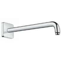 Hansgrohe bras de douche 1/2 chromé mural saille 389mm - rosace carrée