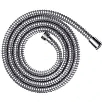 Hansgrohe Metaflex flexible de douche 1/2 x 2000 mm - chromé - 1 écrou conique et 1 écrou moleté