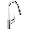 Hansgrohe Focus M41 mitigeur cuisine - chromé - avec douchette extractible