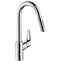 Hansgrohe Focus M41 mitigeur cuisine - chromé - avec douchette extractible