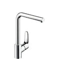 Hansgrohe Focus mitigeur cuisine chromé avec bec pivotant DN15