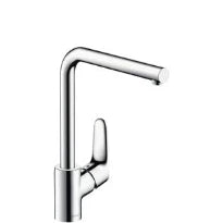 Hansgrohe Focus mitigeur cuisine chromé avec bec pivotant DN15