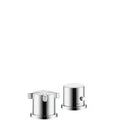 SET DE FINITION AXOR CITTERIO E chromé 2-trous thermostatique - sur gorge