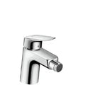 Hansgrohe Logis mitigeur bidet bec fixe chromé safety function, avec vidage