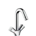 Hansgrohe Logis mélangeur lavabo bec pivotant chromé Comfortzone 150,safety function, sans vidage