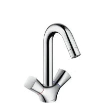 Hansgrohe Logis mélangeur lavabo bec pivotant chromé Comfortzone 150,safety function, sans vidage