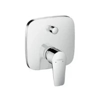 SET DE FINITION BAIN/DOUCHE HANSGROHE TALIS E chromé mural encastré monocommande