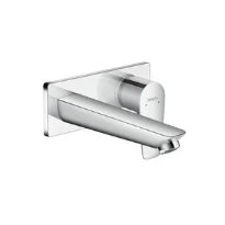 MELANGEUR . HANSGROHE TALIS E chromé mural encastré bec 165mm