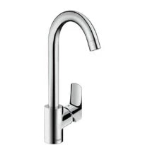 Hansgrohe Logis Comfortzone 260 mitigeur cuisine chromé poignée peut être montée à gauche ou à droite