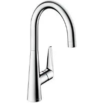 MELANGEUR DE CUISINE MONO-COMMANDE HANSGROHE TALIS S chromé comfortzone 260 monté a/la poignée à droite ou à gauche du corps
