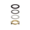 Hansgrohe ET fixation Uno set complet chromé