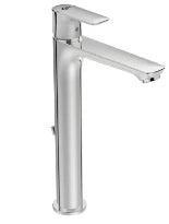 MELANGEUR DE LAVABO IDEAL STANDARD CONNECT AIR chromé rehaussé avec vidage - bluestart