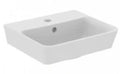 Ideal Standard Connect Air Cube lave-mains 400 x 350 mm - blanc - avec trou de robinet - avec trop-plein