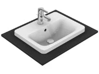 Ideal Standard Connect lavabo encastré 500 x 390 mm - blanc - avec trou de robinet - avec trop-plein