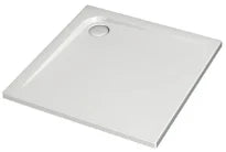 Ideal Standard Ultra Light receveur de douche acrylique 800 x 800 x 47 mm - blanc - écoulement 90 mm