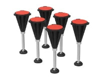 Ideal Standard Ultra Flat S pieds de douche (set 6pcs) - avec 3M tape double face - prix par set