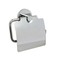 Procasa Nino porte-rouleau avec couvercle - chromé