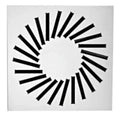 GRILLE KOOLAIR DFRO 594 - 594 ! ral 9016 blanc signalisation sans plenum