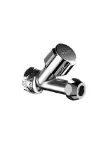 Schell Comfort robinet d'arrêt droite 1/2 x 10 mm - chromé - sans rosace